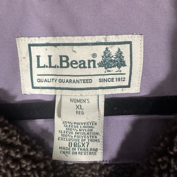 LL Bean Vintage Chore Coat Sherpa Fleece Lined Women's XL - Picture 2 of 8